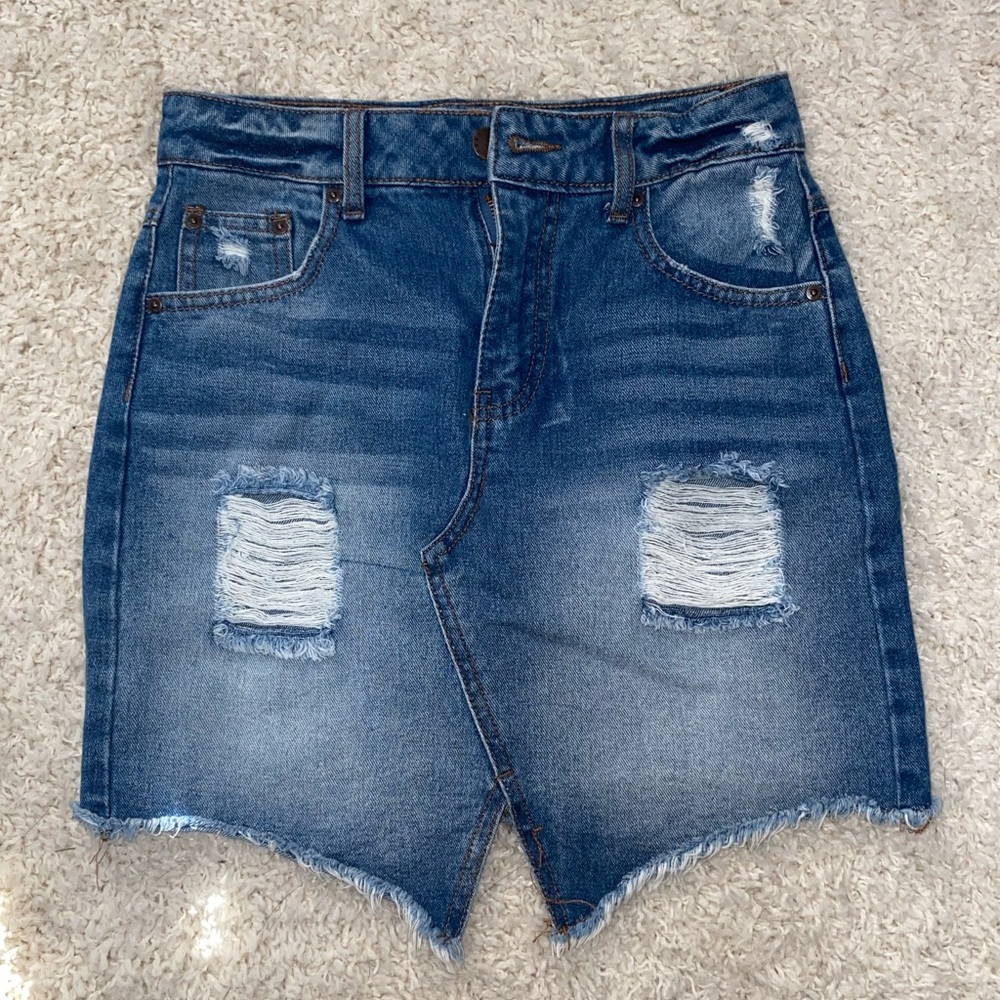 Forever 21 jean skirt